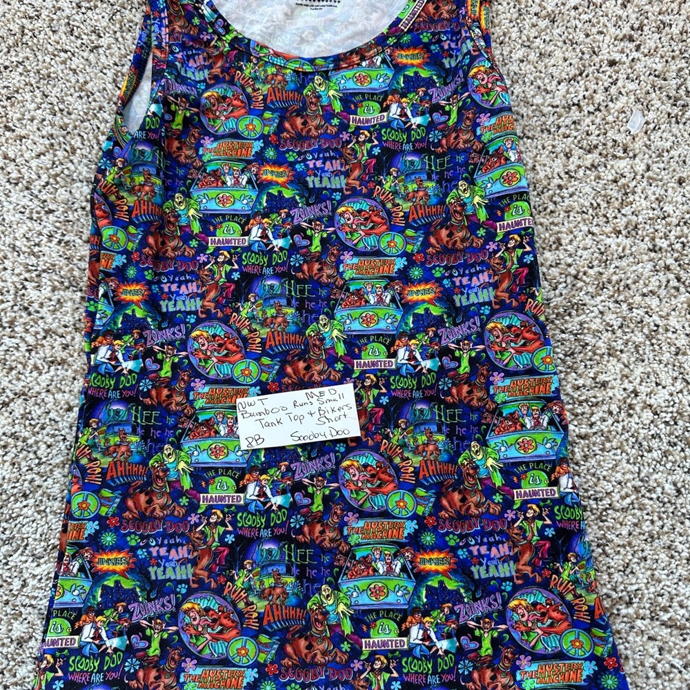 Scooby-Doo Graphic Bamboo Tank and Athletic Shorts!!  Wow!!!